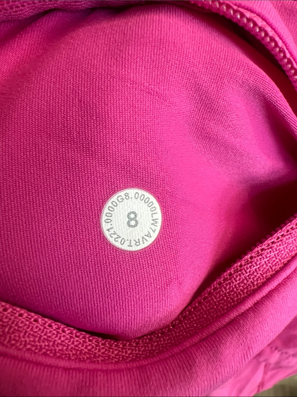 Lululemon Hot Pink Speed Up Shorts Sz 8 Running, Gym Workout summer tennis - Picture 7 of 7